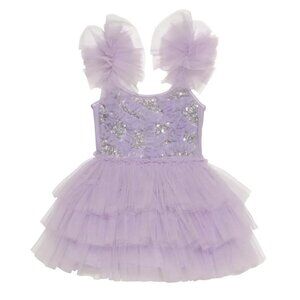 TUTU DU MONDE Bebe Radiance Sequin Detail Tutu Tulle Party Dress 3-6 Months